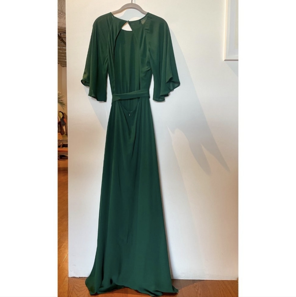 Reformation floor length, backless gown